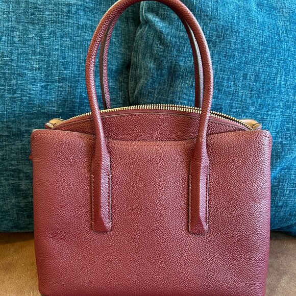 Kate Spade Margaux Medium Satchel, Burgundy - Picture 2 of 9